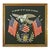 Antique American Eagle Flag Banners Needlework Trapunto Silk Embroidery For Sale