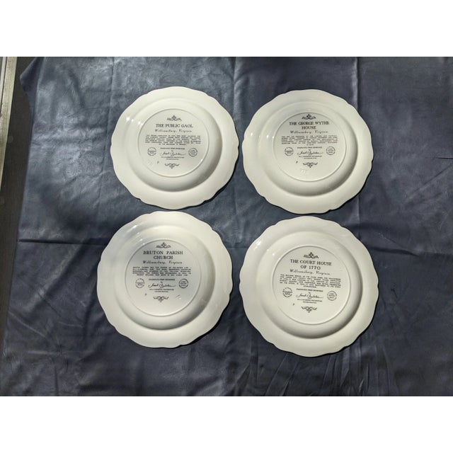 Mid 20th Century English Wedgwood Williamsburg Restoration Transferware Plates, Set of 12 For Sale - Image 13 of 14