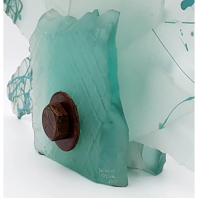 "Rusted Bolt Series" Glass Sculpture, Circa 1984 For Sale - Image 10 of 10