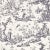 Chinoiserie Sample - Schumacher Shengyou Toile Fabric in Black For Sale - Image 3 of 3