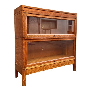Macey Two-Stack Barrister’s Display Shelf For Sale