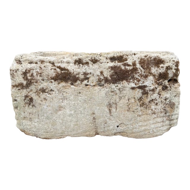 Antique Limestone Trough 51226o For Sale