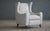 Modern Reclining Lounge Chair by Vladimir Kagan Wingback for American Leather. Reupholstered in a really nice mid-century...