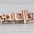 1.50ctw Diamond Tennis Bracelet 14k Rose Gold 9" 3.7mm For Sale In Greensboro - Image 6 of 7