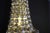 Goldenrod Crystal and Brass Wall Lamps, Set of 2 For Sale - Image 8 of 8
