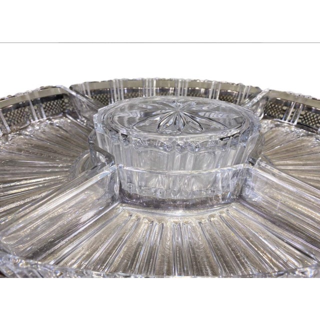 【Sheffield Silver Co.】 ワイントレー 35cm Sheffield Silver Co, Silver Plated Metal Tray - IB07576