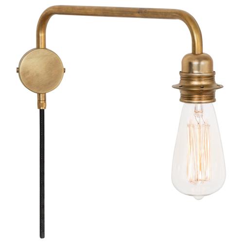 Edison Brass Wall Lamp by Sabina Grubbeson for Konsthantverk For Sale - Image 4 of 8