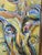 Large Abstract Expressionist Figure Oil Painting by Mishelle Ramos De Los Santos For Sale - Image 4 of 6