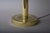 Metal Brass Mushroom Table Lamp with Glass Ring Details, 1990s For Sale - Image 7 of 10
