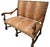 19th Century Antique 19c French Carved Walnut & Tapestry Sofa Settee For Sale - Image 5 of 6
