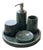 Verde Marble Bath Accessory Set, 5 Pieces For Sale