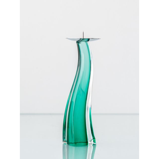 Murano Glass Candlestick by Giuliano Tosi, 2001 For Sale - Image 4 of 17