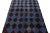 1950s Vintage Moroccan Rug in Black, Blue and Red Diamond Patterns, From Rug & Kilim For Sale - Image 5 of 7