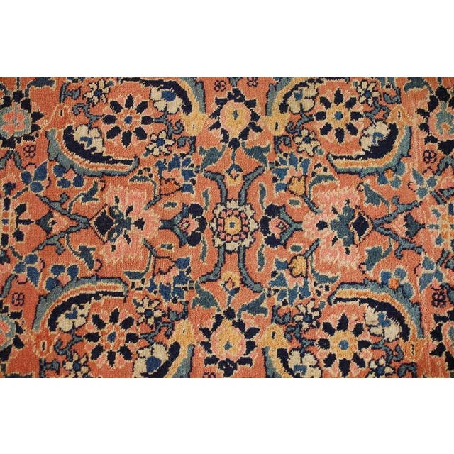 Textile Early 20th Century Persian Tabriz Rug For Sale - Image 7 of 7