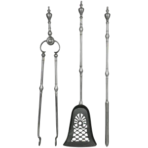 Set of Three George III Steel Fireplace Tools