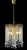 Metal Crystal Cascade Chandelier with Long Trimmings For Sale - Image 7 of 8