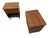Mid-Century Modern Young Manufacturing Walnut Nightstands - Set of 2 For Sale In Philadelphia - Image 6 of 9