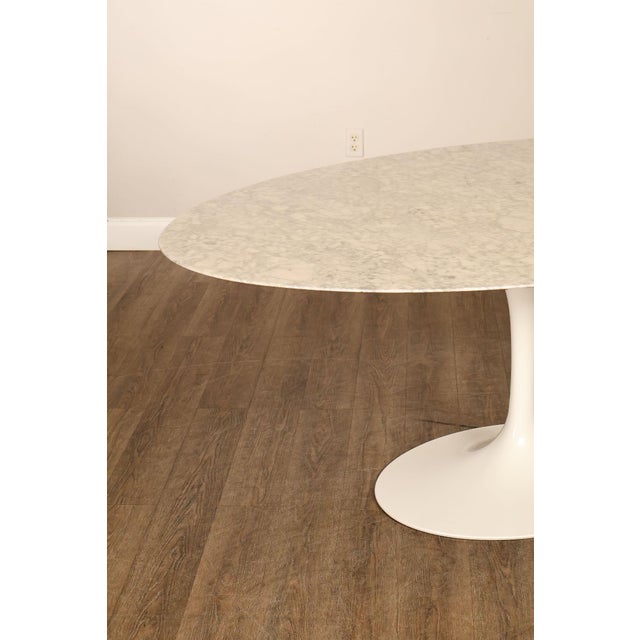 Knoll Saarinen Oval Marble Dining Table For Sale - Image 9 of 18