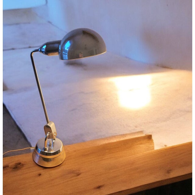 Vintage Model 600 Table Lamp by Charlotte Perriand for Jumo, 1940 For Sale - Image 9 of 13