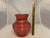 Antique Cranberry Glass Pitcher: Boston & Sandwich Spot-Optic with Rope Twist For Sale - Image 9 of 9