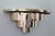 Vintage 70s Disco Console Table, Cascading Demilune Wall Mounted Shelf in Gold For Sale - Image 16 of 18