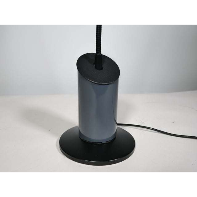 Metal Postmodern Model Zed Table Lamp by Tommaso Cimini for Lumina, 1980s For Sale - Image 7 of 11