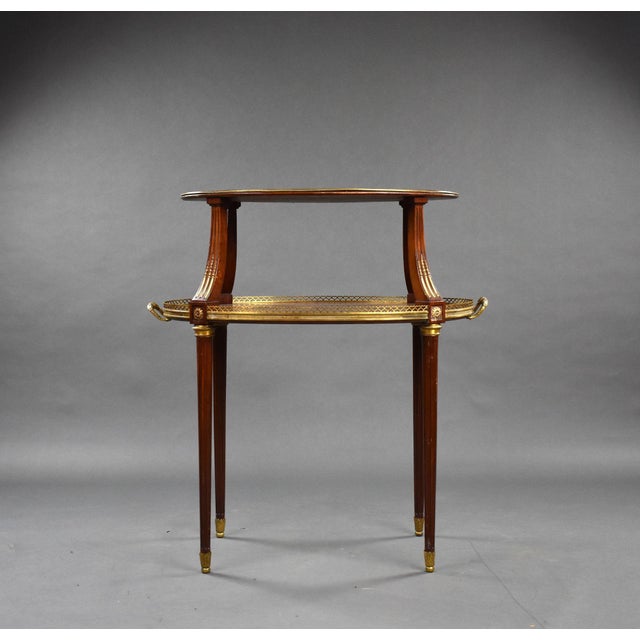 19th Century French Mahogany Etagere, 1880s For Sale - Image 3 of 15