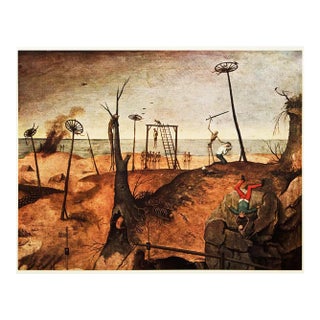 1954 After P. Bruegel "Detail of the Triumph of Death" First Edition Photogravure For Sale