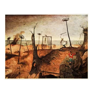 1954 After P. Bruegel "Detail of the Triumph of Death" First Edition Photogravure