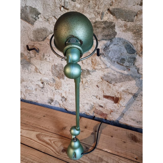 Vintage Articulated Desk Lamp in Reseda Green from Jielde, France, 1970s For Sale - Image 10 of 16