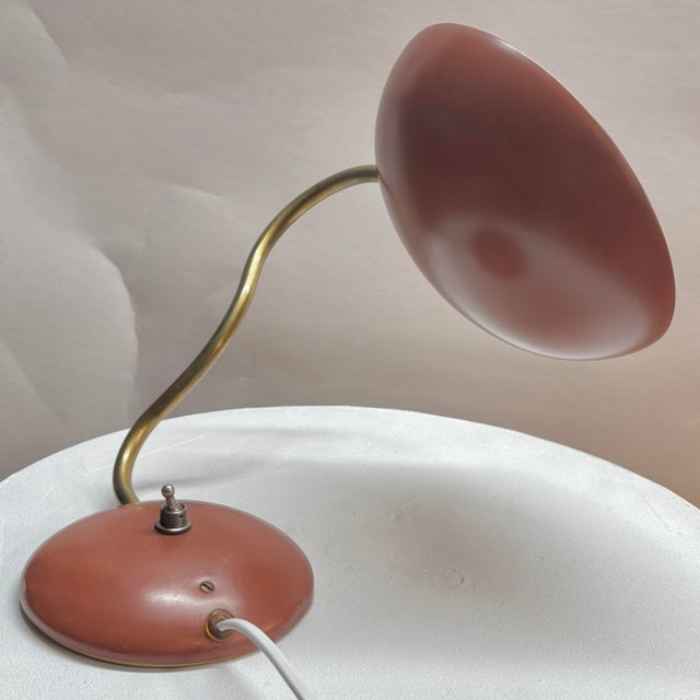 Scandinavian Modern Table Lamp E1325 in Brass and Steel from Asea, Sweden, 1950s For Sale - Image 11 of 18