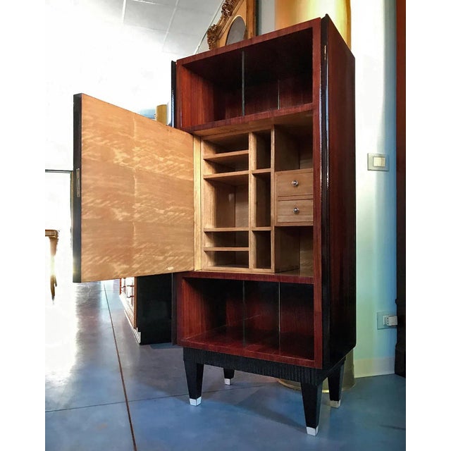 Mid-Century Modern Mid-Century Italian Teak Secretaire, 1950s For Sale - Image 3 of 14
