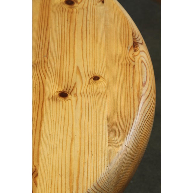 Vintage Round Extendable Pinewood Dinning Table from Dyrlund, 1980s For Sale - Image 18 of 18