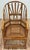 Chinoiserie Vintage Brighton Pavilion Style Burnt Bamboo Chair For Sale - Image 3 of 13