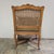 Louis XV Style Beechwood Caned Open-Arm Bergere Chair For Sale In Raleigh - Image 6 of 12