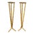 Pair Faux Bamboo Candle Holders For Sale