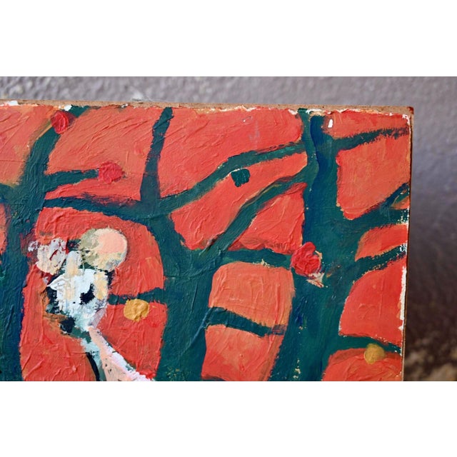 1980s Wicki, Nude Composition, 1980s, Oil on Paper on Melamine For Sale - Image 5 of 9