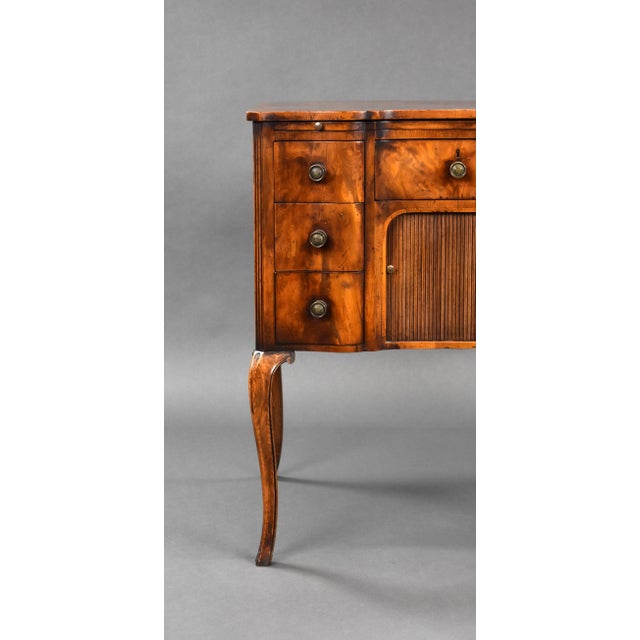 Yew Wood Chest with Slide, 1900s For Sale - Image 4 of 14
