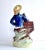 Mid 19th Century Antique Mid-19th-Century Staffordshire Figurine of a Boy, Monkey, and Organ Grinder For Sale - Image 5 of 13