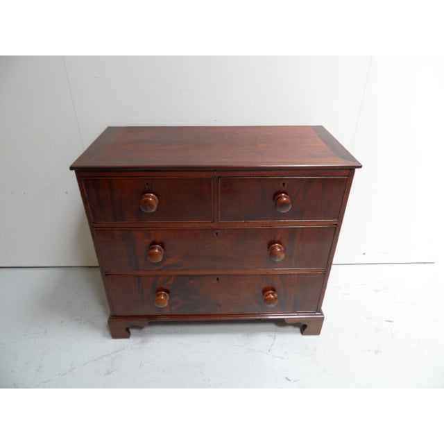 Antique Mahogany Chest of Drawers For Sale - Image 10 of 12