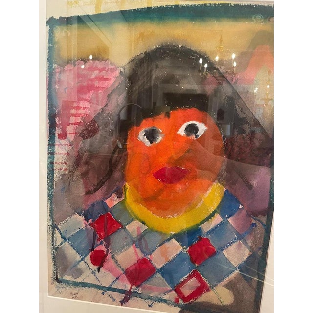 1970s Peter Hasler, Untitlted, 1984, Watercolor on Paper For Sale - Image 5 of 7