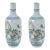 Pair of Mid 20th Century Chinese Republic Porcelain Bottle Shaped Vases For Sale