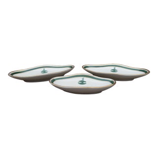 Late 20th Century Richard Ginori Italy Stackable Mermaid Tray Catchalls - Set of 3 For Sale
