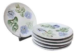 French Vintage Ceramic Plates by Albert Thiry, 1960s, Set of 6