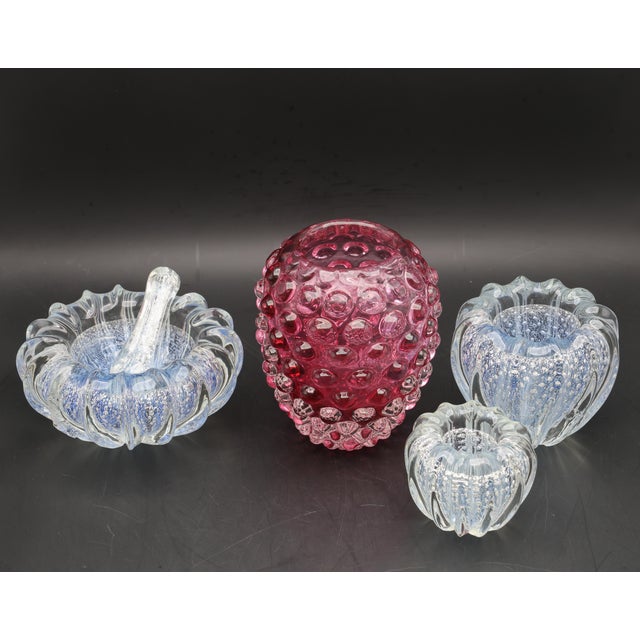 Extraordinary Pink Barovier E Toso Bugnato Vase For Sale - Image 12 of 12