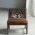Tan Mini Bench with Carved Backrest, 1980s For Sale - Image 8 of 18