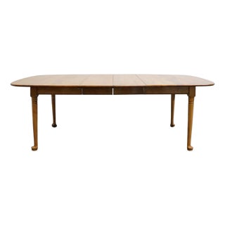 Conant Ball Solid Hard Rock Maple Colonial Early American 85" Dining Table 2025-1431 For Sale