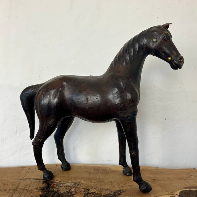 Victorian Leather Horse Sculpture, Late 19th Century For Sale - Image 15 of 18