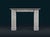English Regency Carrara Marble Fireplace Surround For Sale - Image 4 of 4