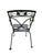 Early 20th Century Vintage Salterini Wrought Iron Outdoor Patio Dining Chair For Sale - Image 5 of 9